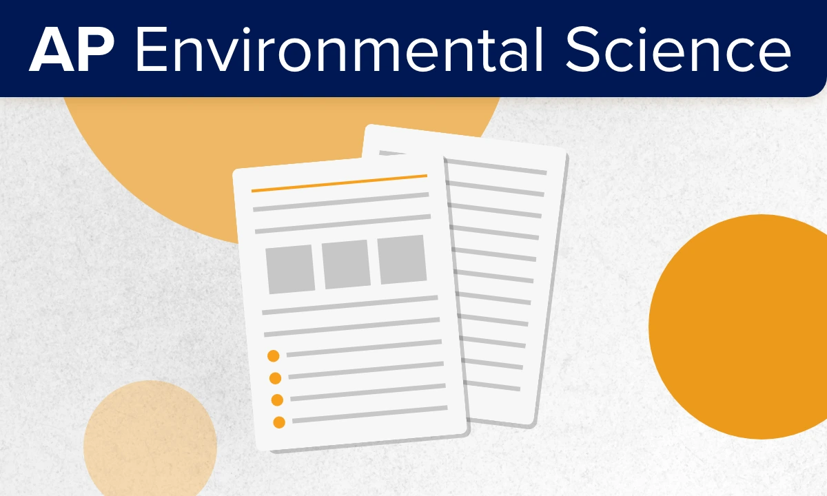 Illustration of UWorld College Readiness downloadable lesson or activity for AP Environmental Science