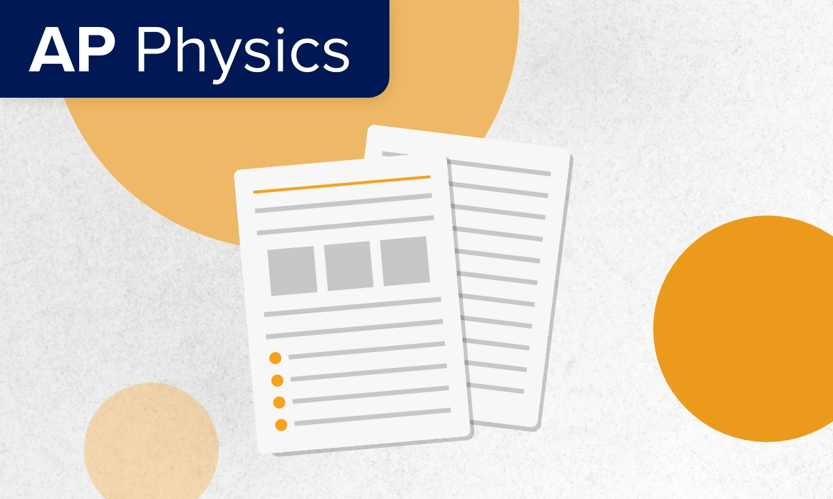 Illustration of UWorld College Readiness downloadable lesson or activity for AP Physics