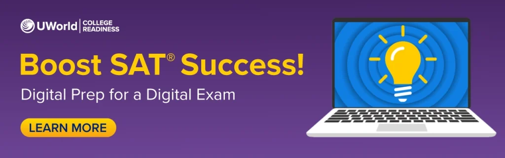 Boost SAT Success with UWorld College Readiness SAT Learning Tools