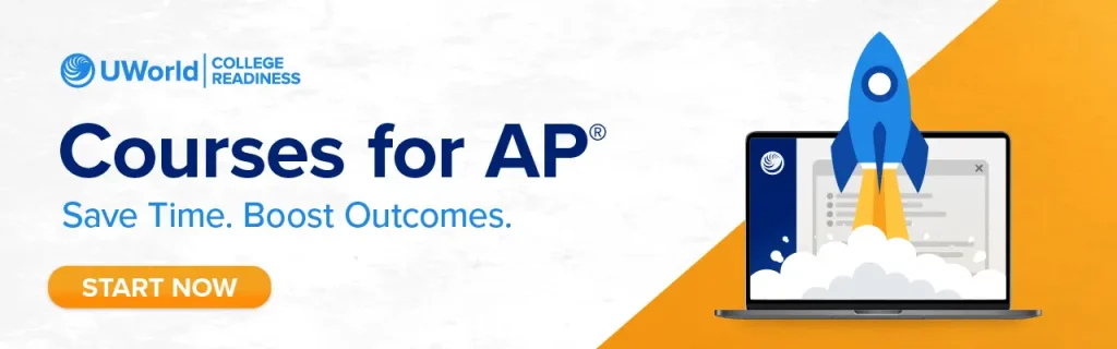 UWorld AP Courses save time and boost outcomes.
