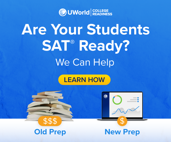 Make Your Students SAT Ready with UWorld College Readiness SAT Learning Tools
