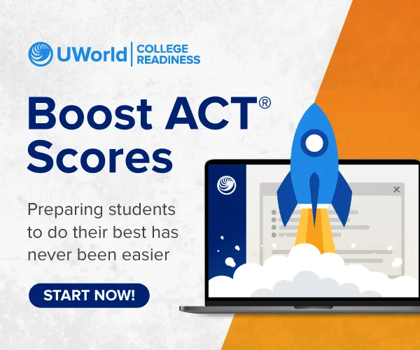 Boost ACT Scores with UWorld College Readiness ACT Learning Tools